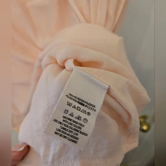 Free People Medium Soft Peach Sleeveless Top - Picture 6 of 7